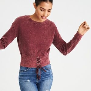 AE Corset Crew Sweatshirt